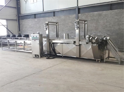 Vacuum frying line